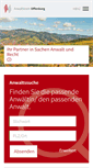Mobile Screenshot of anwaltverein-offenburg.de